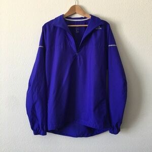 purple adidas windbreaker quarter zip pullover